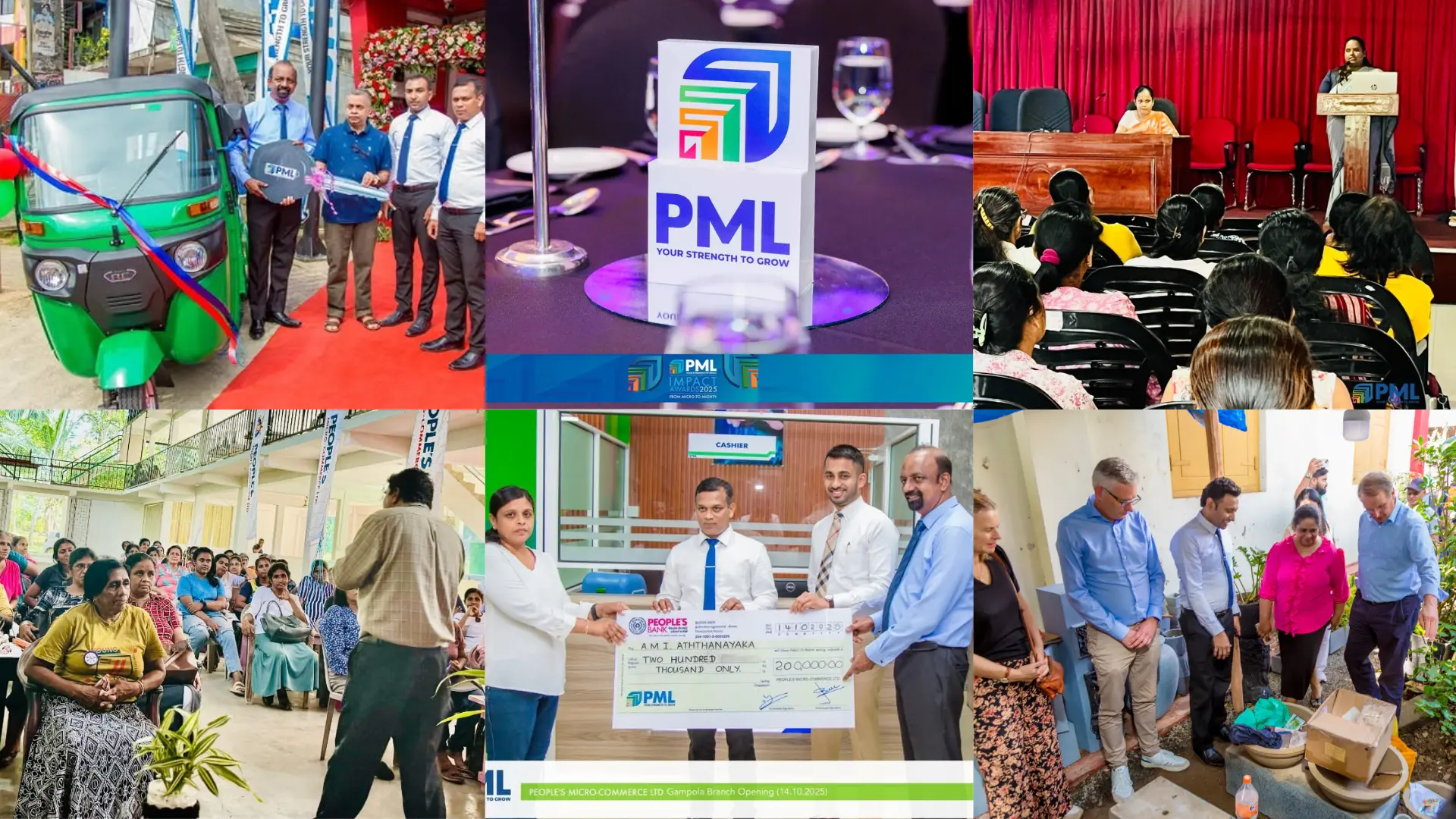 People choose PML as the fastest growing microfinance company in Sri Lanka